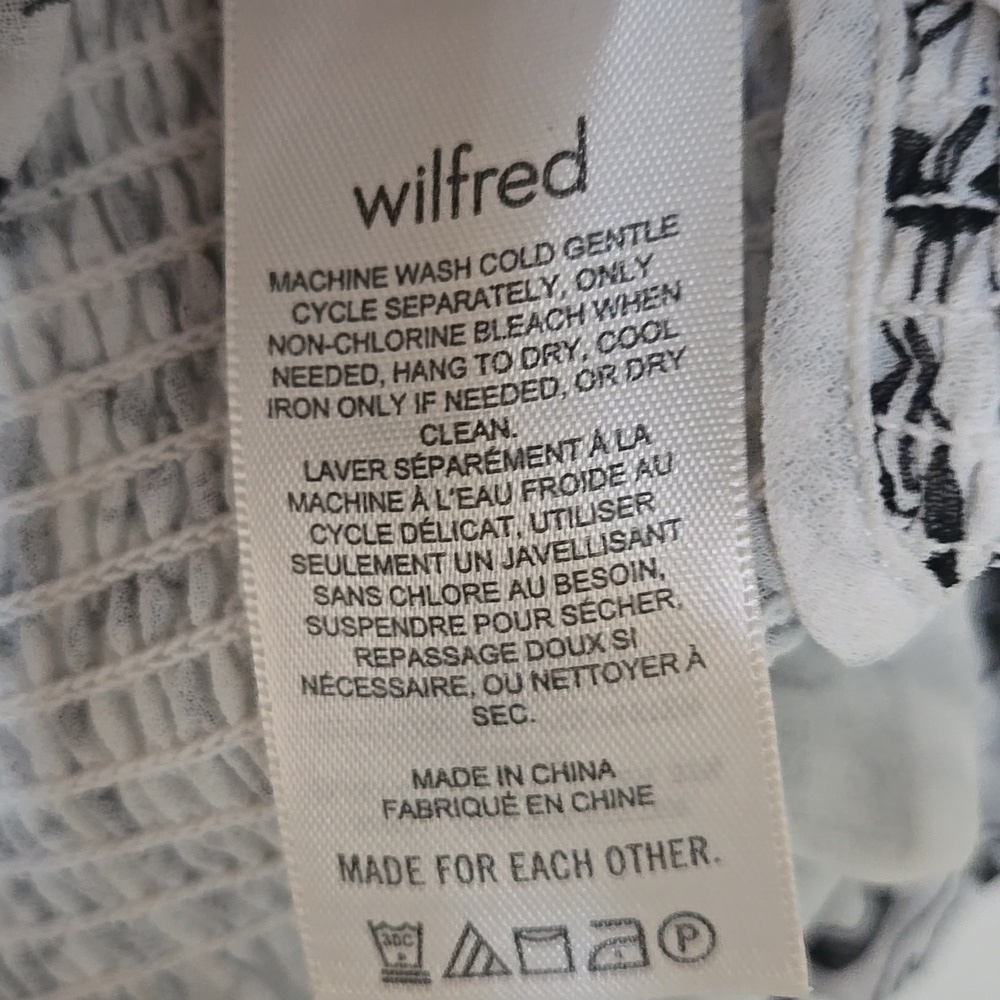 Wilfred Patterned Cropped Blouse - image 7